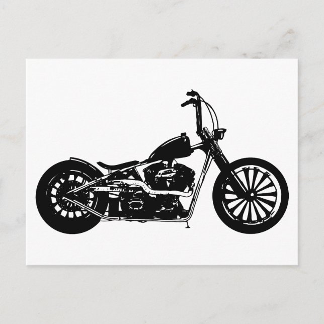 374 Chopper Bike Postcard (Front)