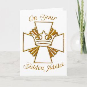 3773 Golden Jubilee of Religious Life Card