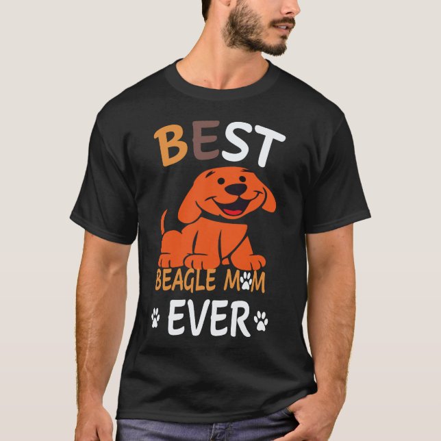 37 Best Beagle Mum Ever Beagle T-Shirt (Front)