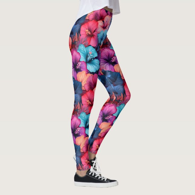 #37 Floral Pattern Leggings (Right)