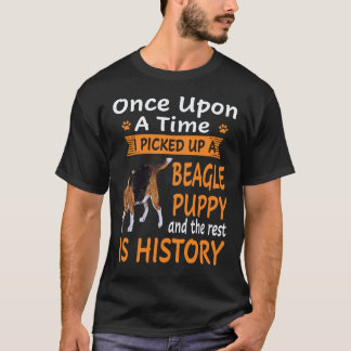 37 One Upon A Time - Beagle Puppy Beagle T-Shirt