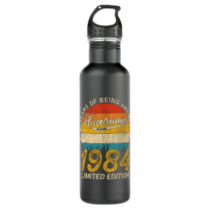 37 Year Old Bday 1984 Awesome Since 37th Birthday 710 Ml Water Bottle