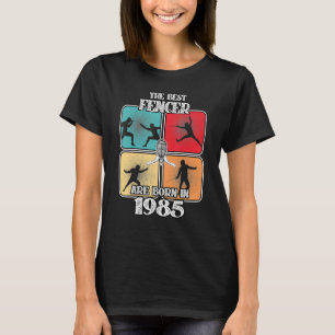 37 Year Old Fencer Fencing Sport 1985 37th Birthda T-Shirt