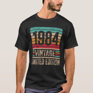37 Year Old Legendary Retro Vintage Awesome Birthd T-Shirt