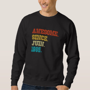 37th Birthday Awesome Since February 1985 37 Year Sweatshirt