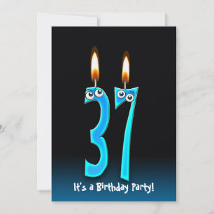 37th Birthday Party Invite