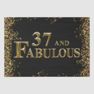 37th  Birthday  Tissue Paper