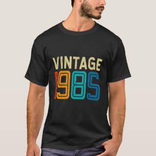 37th Birthday Vintage 1985  37 Years Old Men Women T-Shirt