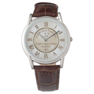 37th Wedding Anniversary Gifts for Him and Her Watch