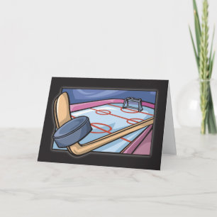 3815 Ice Hockey Birthday Card