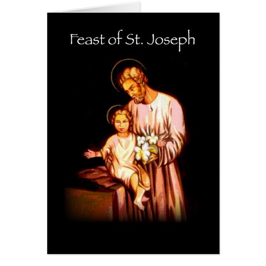 3821 Feast of St. Joseph Black Card