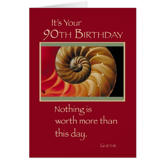 3826 90th Birthday Spiral Card