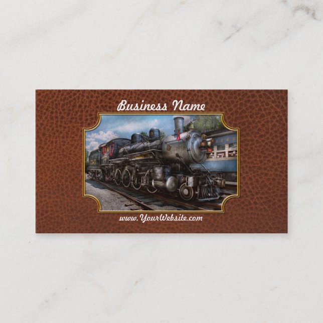385 - Train - Steam - 385 Fully restored Business Card (Front)