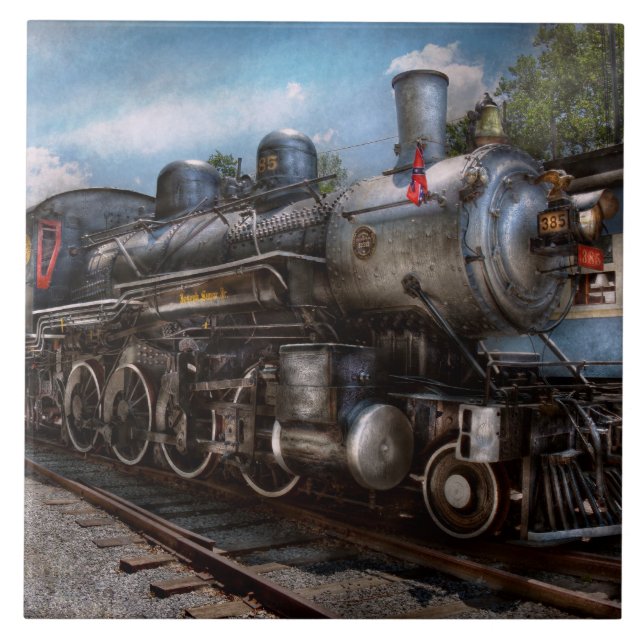 385 - Train - Steam - 385 Fully restored Tile (Front)