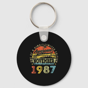 38 Limited Edition 1987 One Of A Kind November 38t Key Ring