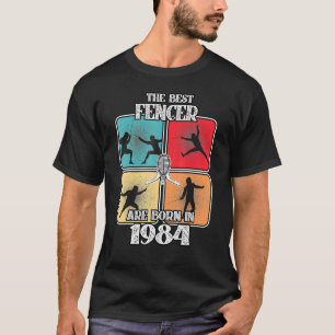 38 Year Old Fencer Fencing Sport 1984 38th Birthda T-Shirt