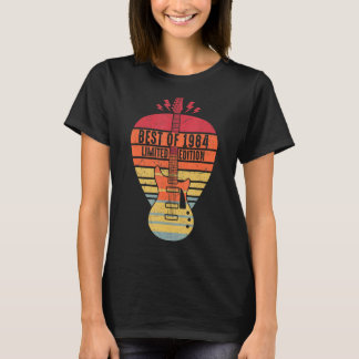 38 Years Old Birthday Best Of 1984 Guitar T-Shirt