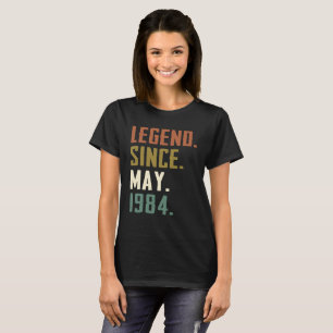 38 Years Old Legend Since May 1984 38th birthday T-Shirt