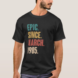 38 Years Old Vintage 1985 Birthday 38th Decoration T-Shirt
