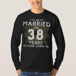 38 Years Strong: Fearless & Unstoppable Anniversar T-Shirt
