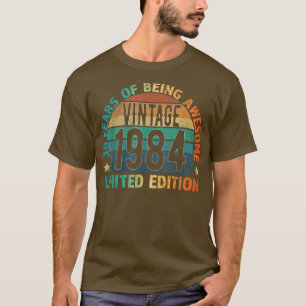 38th Birthday Gift Men Vintage 1984 38 Years Old - T-Shirt