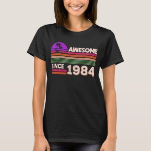 38th Birthday Men Women Awesome Since 1984 T-Shirt