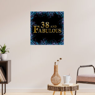 38th  Birthday  Poster