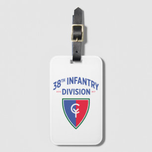 38th Infantry Division United States Military Luggage Tag