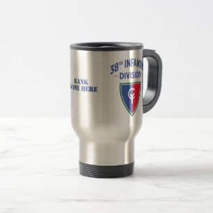 38th Infantry Division United States Military Travel Mug