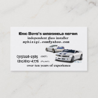 391198890_2886695d9b, Eric Boyd's windshield re... Business Card