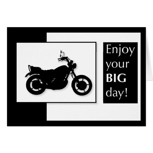 3920 Motorcycle Birthday Card