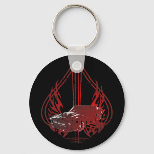 395 Mustang Pinstripe Key Ring