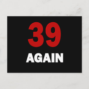 39 Again Postcard
