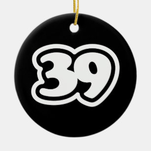 39 Japanese Slang Sankyu Ceramic Tree Decoration