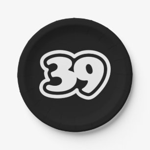 39 Japanese Slang Sankyu Paper Plate