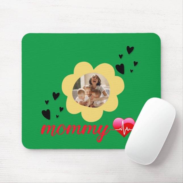 39.Proud mum,mothers day,mum,mummy,mum home gifts Mouse Mat (With Mouse)
