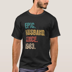 39 Wedding Aniversary For Him Epic Husband Since T-Shirt