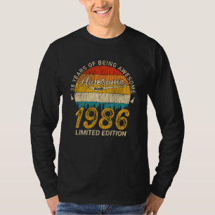 39 Year Old 1986 Retro Awesome 39th Birthday Gift T-Shirt