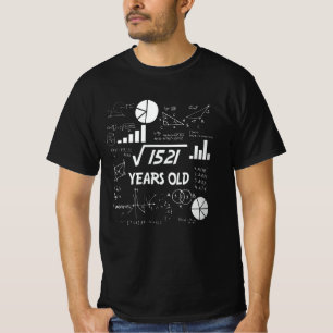 39 Year Old Bday Math Teacher 39th Birthday Gift T-Shirt