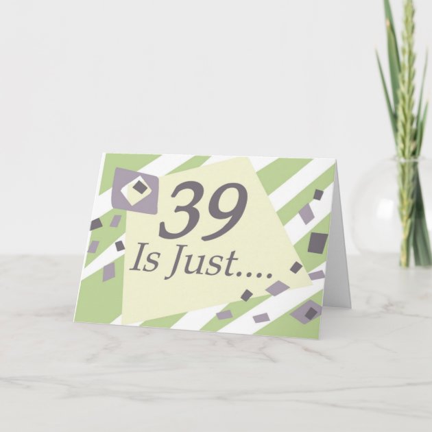 39th Birthday Card | Zazzle