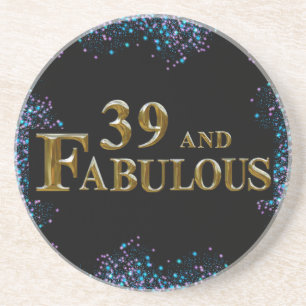 39th  Birthday  Coaster