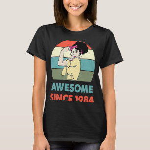 39th Birthday Decoration Awesome Since 1984 39 Yea T-Shirt