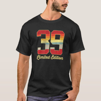 39th Birthday Vintage  1983 39 Year Old Men T-Shirt