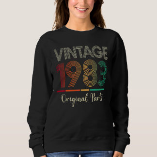 39th Birthday Vintage 1983 Year Birthday 1983 Orig Sweatshirt