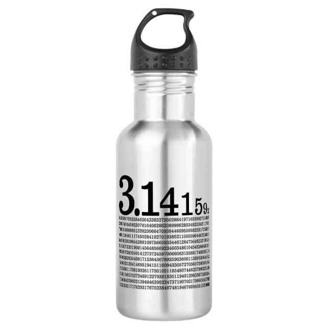 3.1415926 Pi 532 Ml Water Bottle (Front)