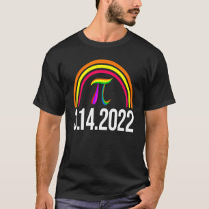 3 14 2022 Pi Math Rainbow Men Mathletics Love Bi T-Shirt