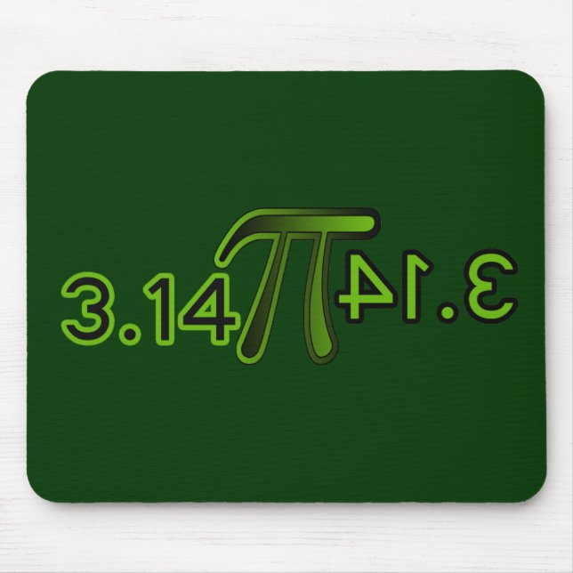 3.14 Backwards Spells Pie Mouse Mat (Front)