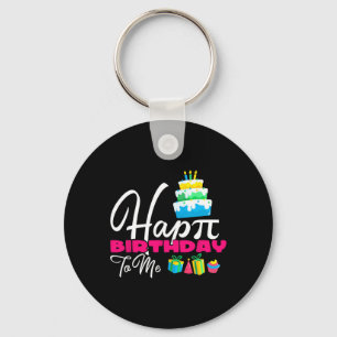 3.14 Cake Happy Pi Day For Teacher Happy Birthday Key Ring