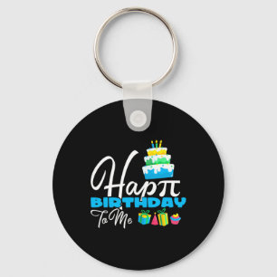 3.14 Cake Happy Pi Day For Teacher Happy Birthday Key Ring