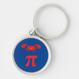 3.14 Crab Pie Pi Pun Funny Math Joke Key Ring